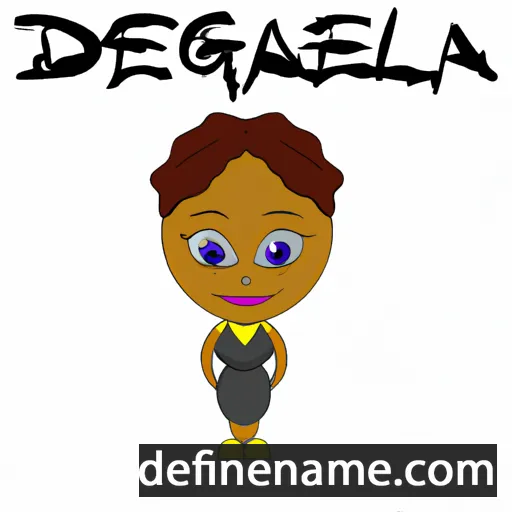 cartoon of the name Deangela