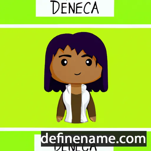 cartoon of the name Deanica