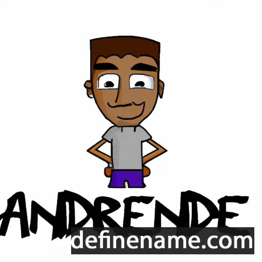 cartoon of the name Deanndre