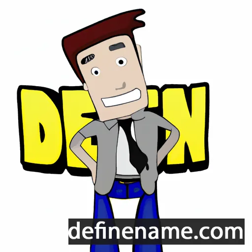 cartoon of the name Deano