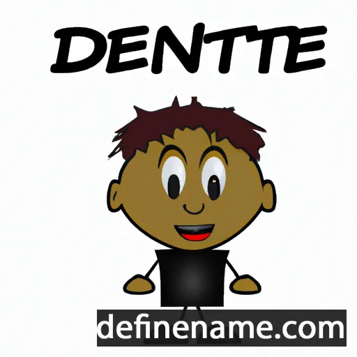 cartoon of the name Deantae