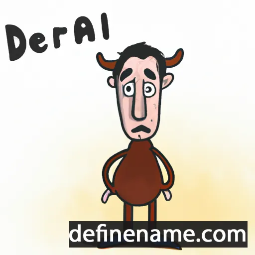 cartoon of the name Dearle