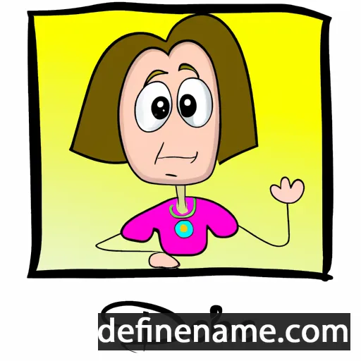 cartoon of the name Debb