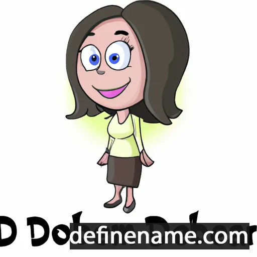 cartoon of the name Debborah