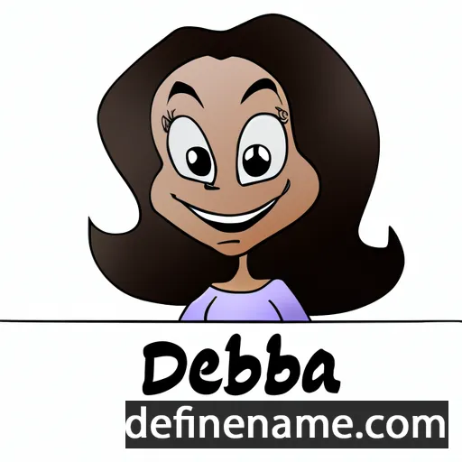 cartoon of the name Debbra