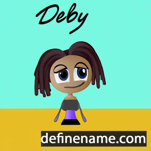 cartoon of the name Debbye