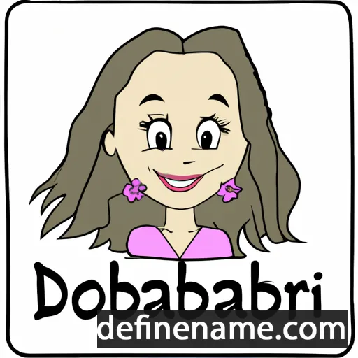 cartoon of the name Deborrah