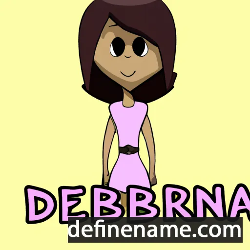 cartoon of the name Debrina