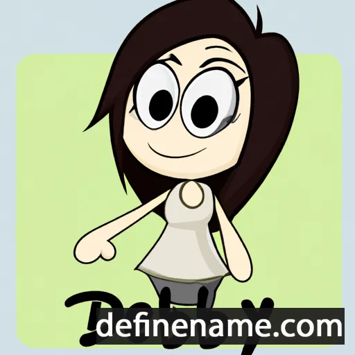 cartoon of the name Deby