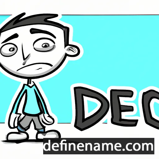 cartoon of the name Dec