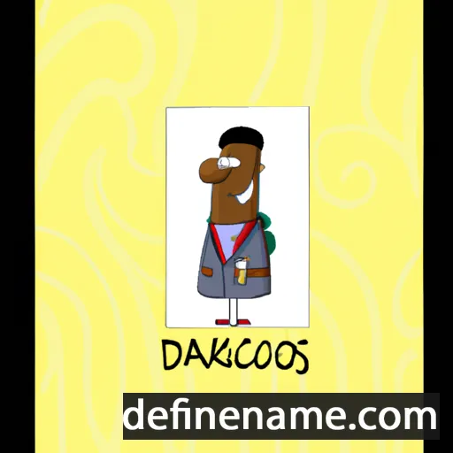 cartoon of the name Decarlos