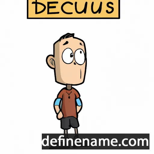 cartoon of the name Decius