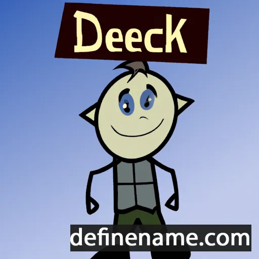 cartoon of the name Deckel