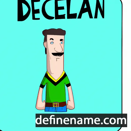 cartoon of the name Decklan