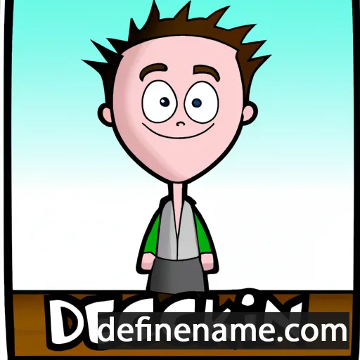 cartoon of the name Decklyn