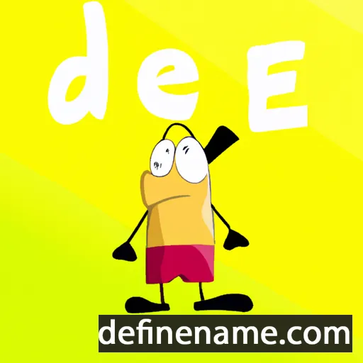 cartoon of the name Dedé