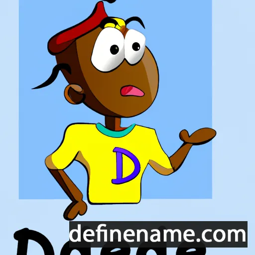 cartoon of the name Dedë