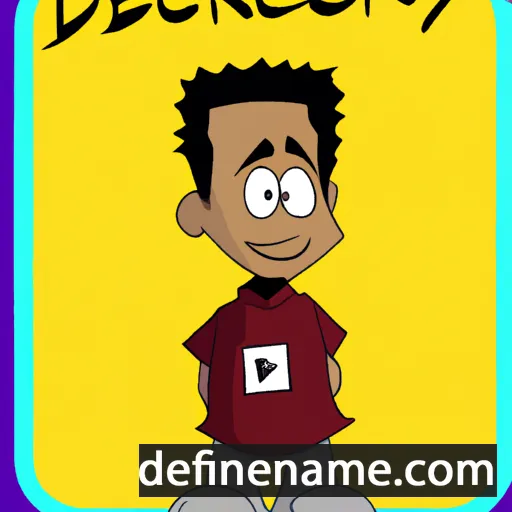 cartoon of the name Dedryck