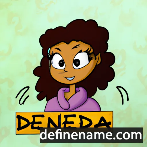 cartoon of the name Deeandra