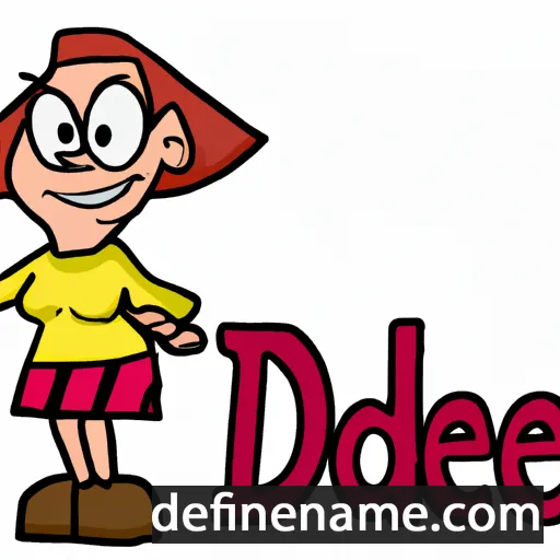 cartoon of the name Deedee