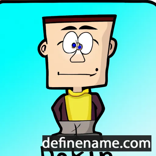 cartoon of the name Deekin