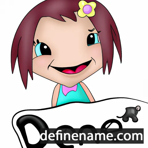 cartoon of the name Deenie