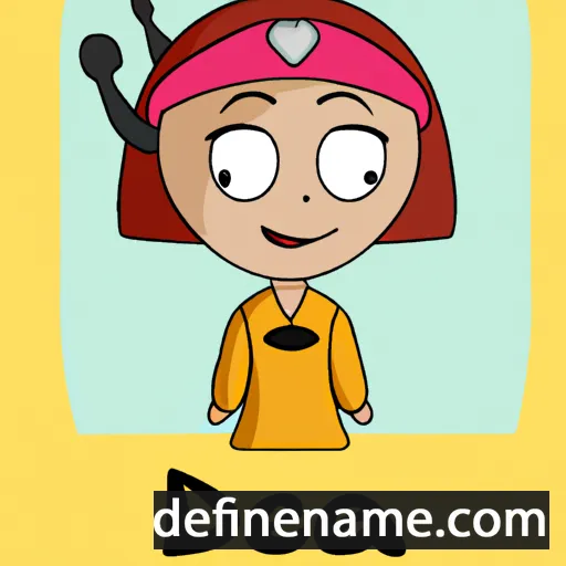 cartoon of the name Deeqa