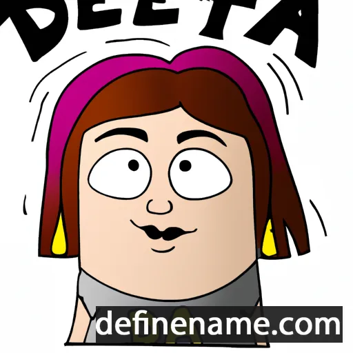 cartoon of the name Deeta