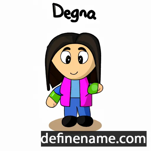 cartoon of the name Degania