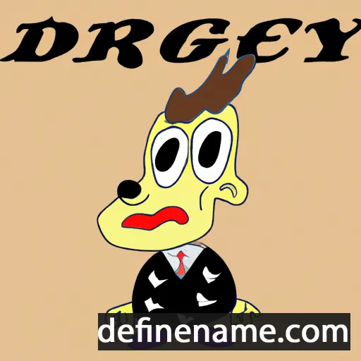 cartoon of the name Degory