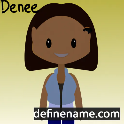 cartoon of the name Deiane