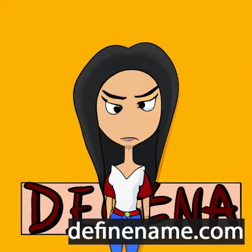 cartoon of the name Deineira