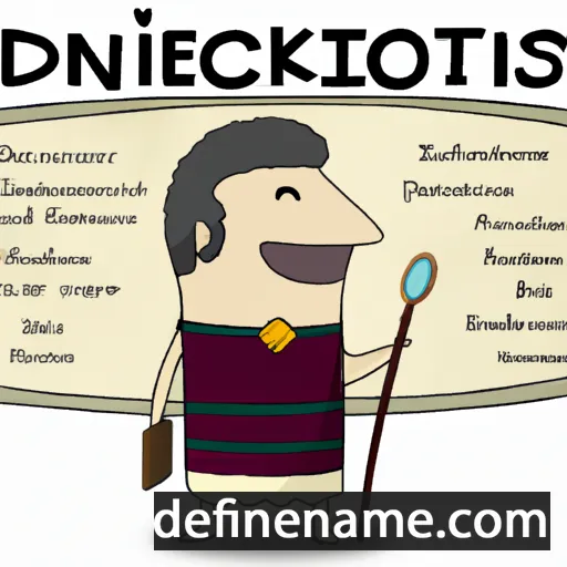 cartoon of the name Deinokrates