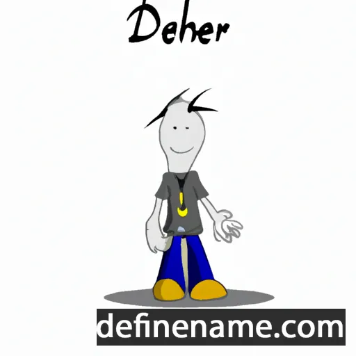 cartoon of the name Deither