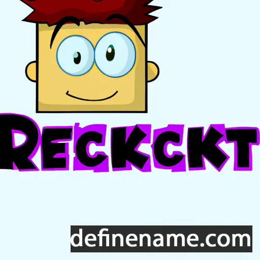 cartoon of the name Deitrick