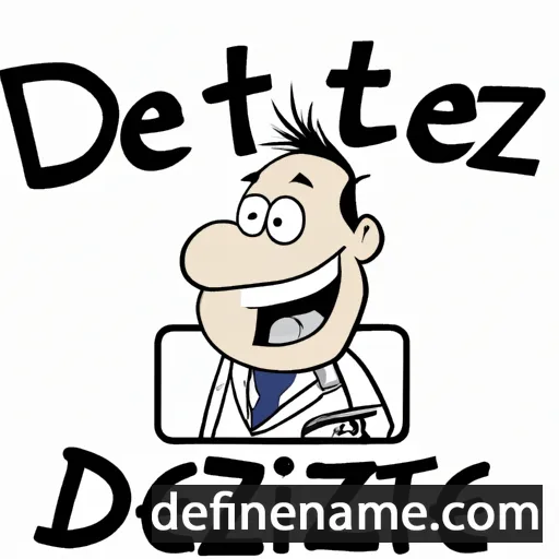 cartoon of the name Deitze