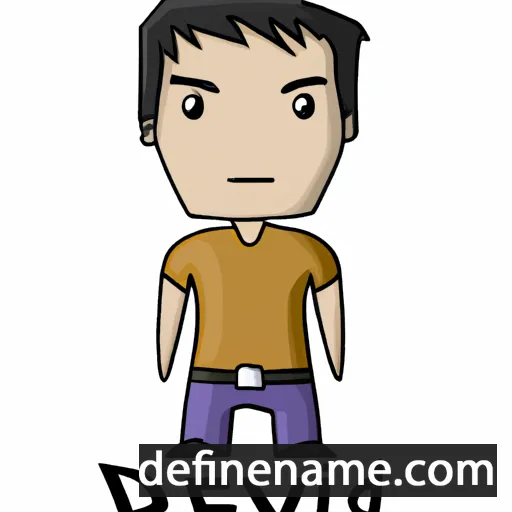 cartoon of the name Deivid