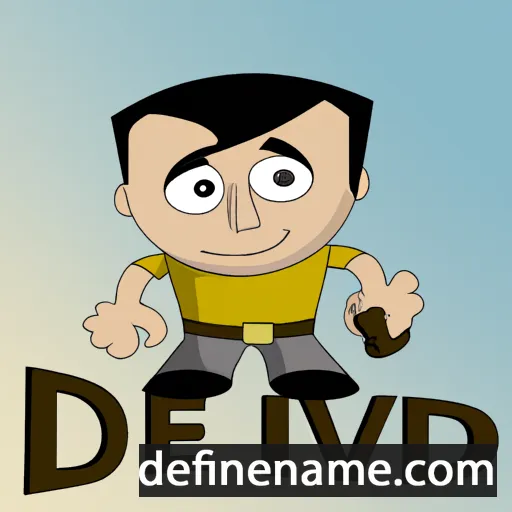 cartoon of the name Deividi