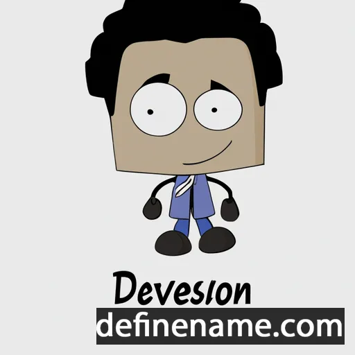 cartoon of the name Deivison