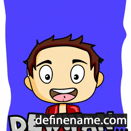 cartoon of the name Deiwyn