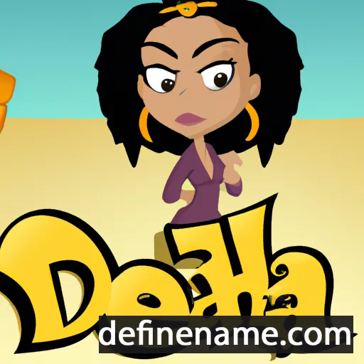 cartoon of the name Dejah