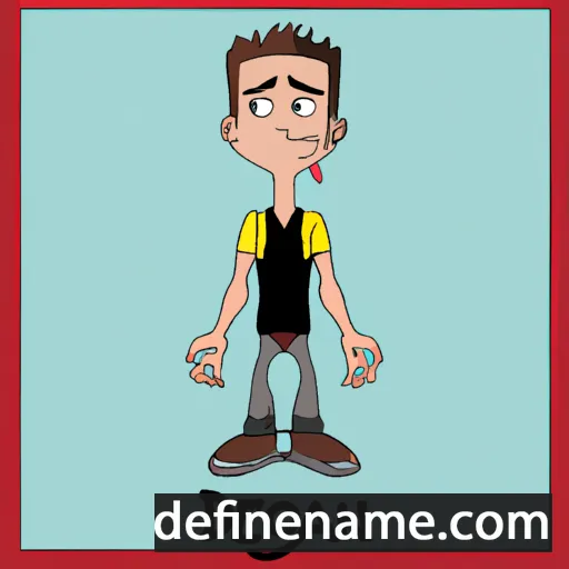 cartoon of the name Dejean