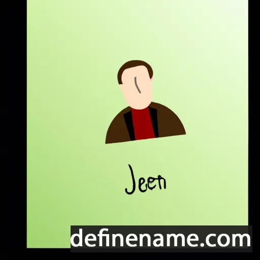 cartoon of the name Dejohn