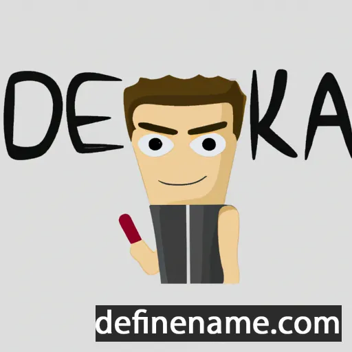 cartoon of the name Deka