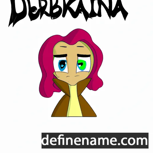 cartoon of the name Dekabrina