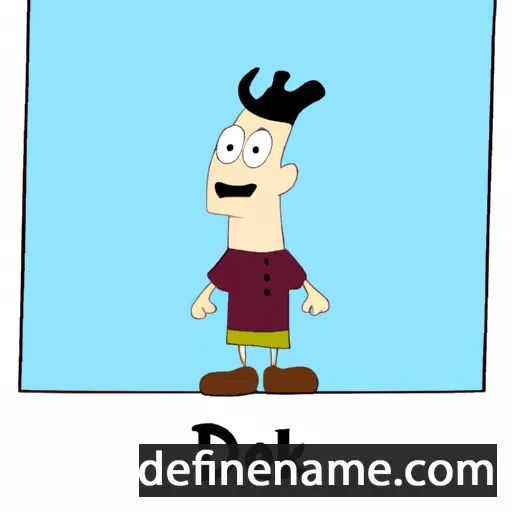 cartoon of the name Deke