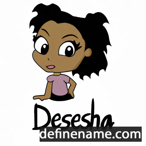 cartoon of the name Dekeisha