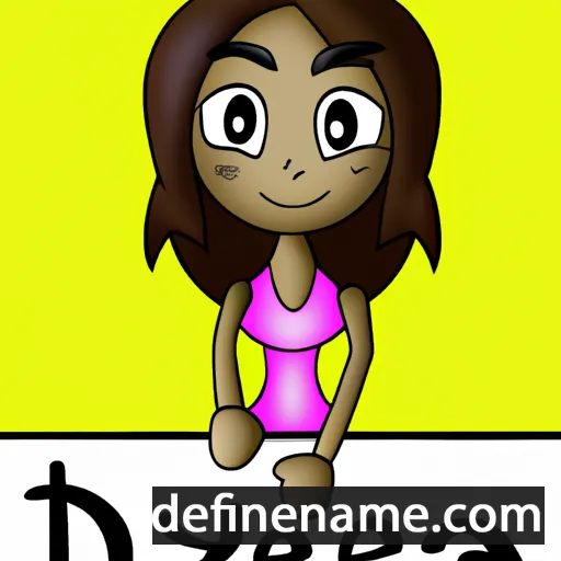 cartoon of the name Dekeya