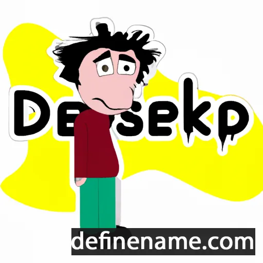 Deksip cartoon