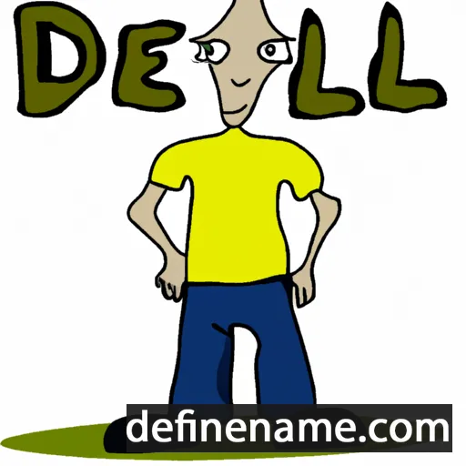 cartoon of the name Del